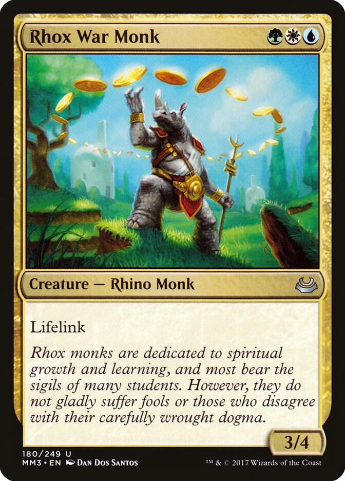 Rhox War Monk 180 card