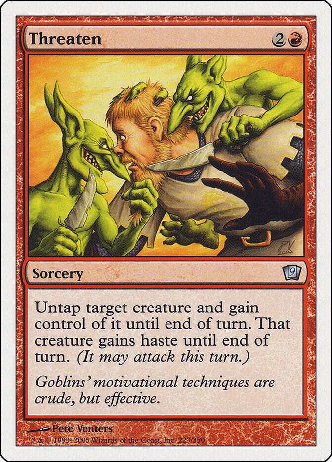 Threaten 223 card