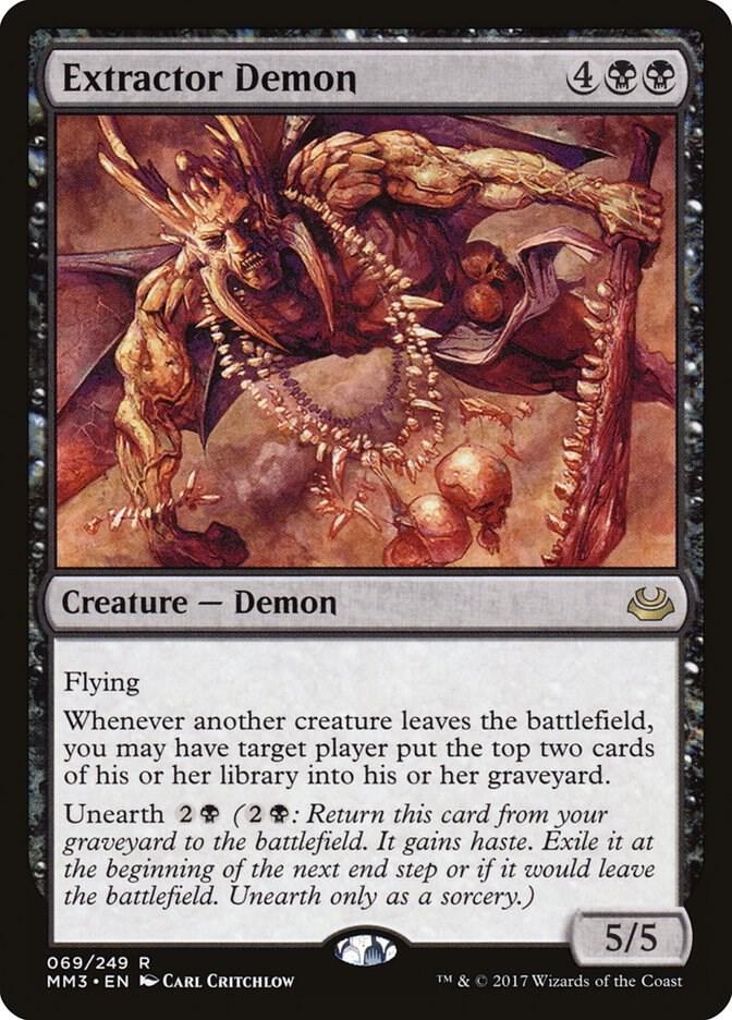 Extractor Demon 69 card