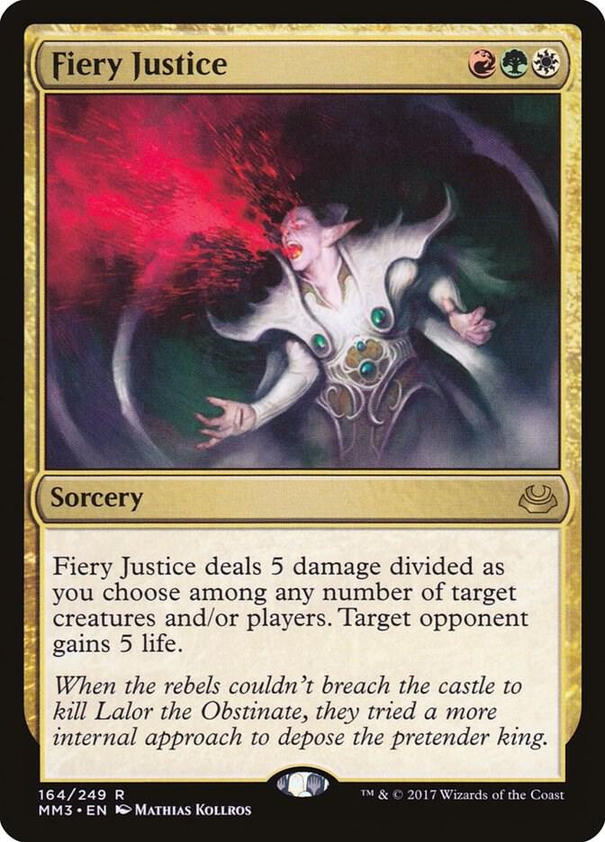 Fiery Justice 164 card