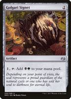 MTG ゴルガリの印鑑 Golgari Signet プリント＆スケッチ MTG ゴルガリの印鑑 Golgari Signet プリント＆スケッチ MTG ゴルガリ