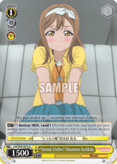 "Normal Clothes" Hanamaru Kunikida