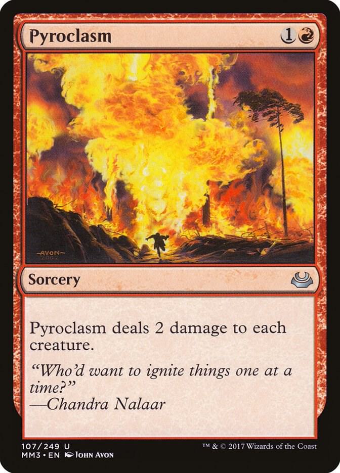 Pyroclasm 107 card