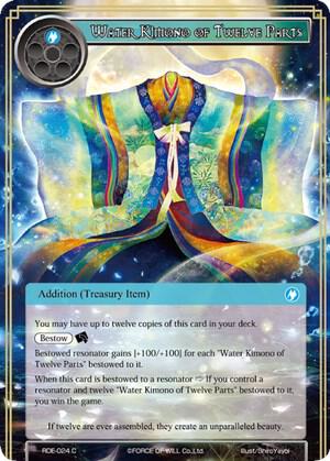 Water Kimono of Twelve Parts