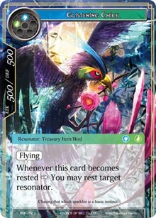 Glistening Chick - Force of Will Return of the Dragon Emperor trading card