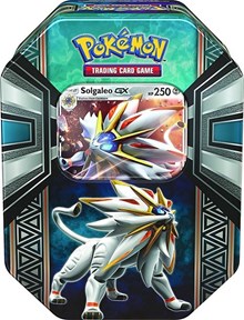 Legends of Alola Tin [Solgaleo GX] from SM Base Set Pokemon card image