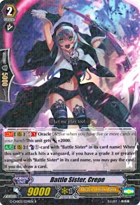 Battle Sister, Crepe
