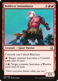 Boldwyr Intimidator - Duel Decks: Mind vs. Might - Magic: The Gathering card