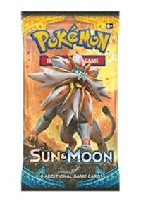 Sun & Moon Booster Pack from SM Base Set Pokemon card image