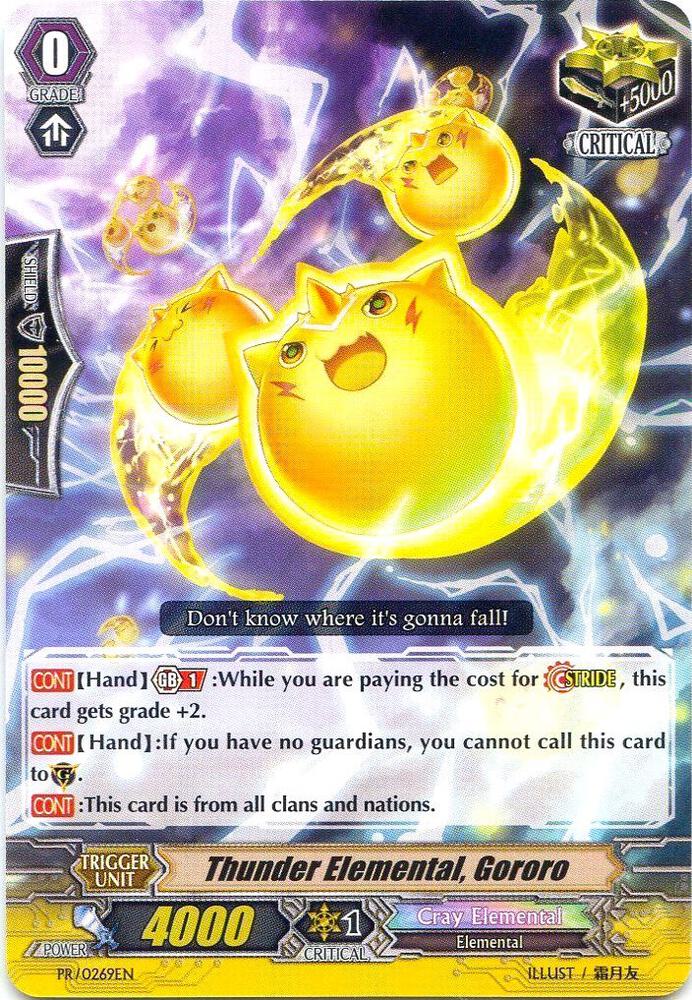 Thunder Elemental, Gororo - PR/0269EN