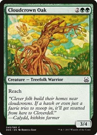 Cloudcrown Oak - Duel Decks: Mind vs. Might - Magic: The Gathering card