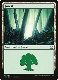 Forest (063) - Duel Decks: Mind vs. Might - Magic: The Gathering card