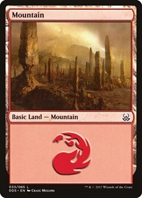 Mountain (033) - Duel Decks: Mind vs. Might - Magic: The Gathering card