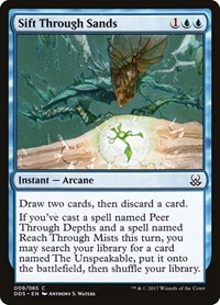 Sift Through Sands - Duel Decks: Mind vs. Might - Magic: The Gathering card
