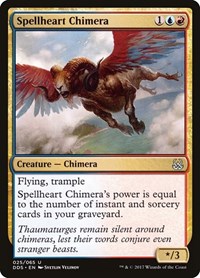 Spellheart Chimera - Duel Decks: Mind vs. Might - Magic: The Gathering card