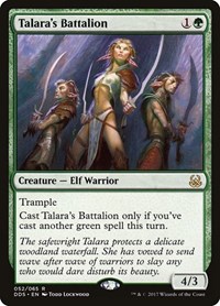 Talara's Battalion - Duel Decks: Mind vs. Might - Magic: The Gathering card