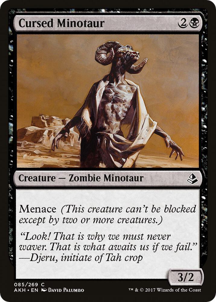 Cursed Minotaur - Amonkhet - Magic: The Gathering - TCGplayer.com Cursed Minotaur - Amonkhet - Magic: The Gathering - TCGplayer.com