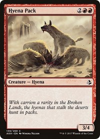 Hyena Pack - Amonkhet - Magic: The Gathering card