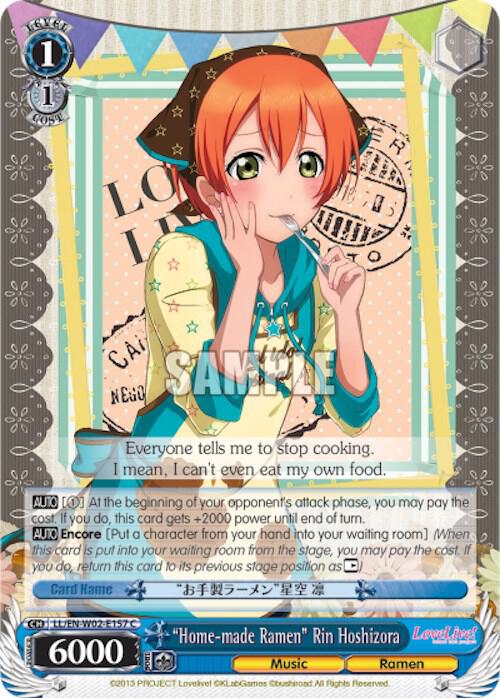 "Home-made Ramen" Rin Hoshizora