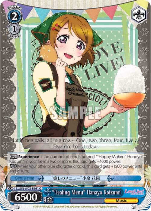 "Healing Menu" Hanayo Koizumi