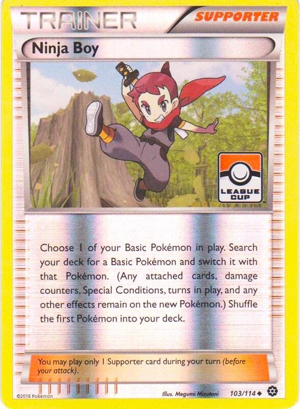 Ninja Boy - 103/114 (League Cup) 103/114 from League & Championship Cards