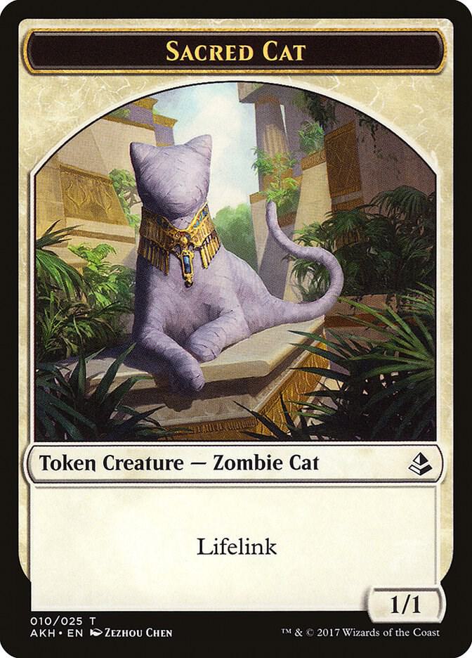 Sacred Cat Token - Amonkhet - Magic: The Gathering - TCGplayer.com