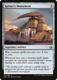 Kefnet's Monument - Amonkhet - Magic: The Gathering card