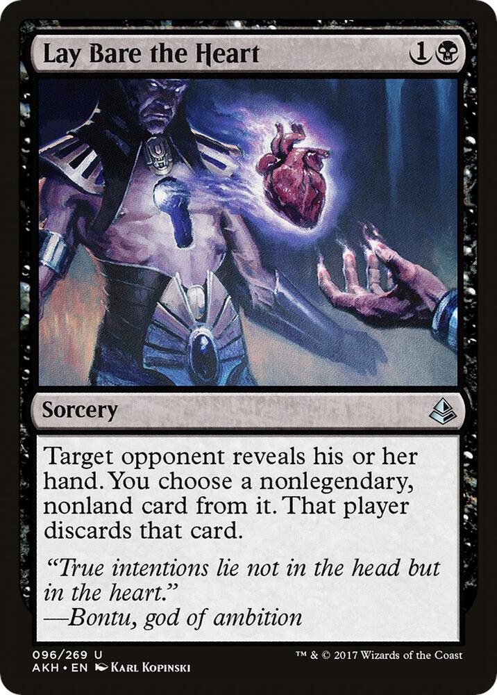Lay Bare the Heart 96 card