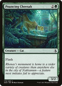 Pouncing Cheetah - Amonkhet - Magic: The Gathering card