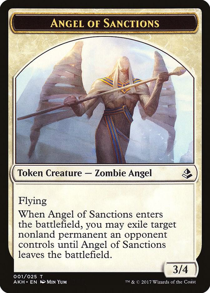Angel of Sanctions Token - Amonkhet - Magic: The Gathering