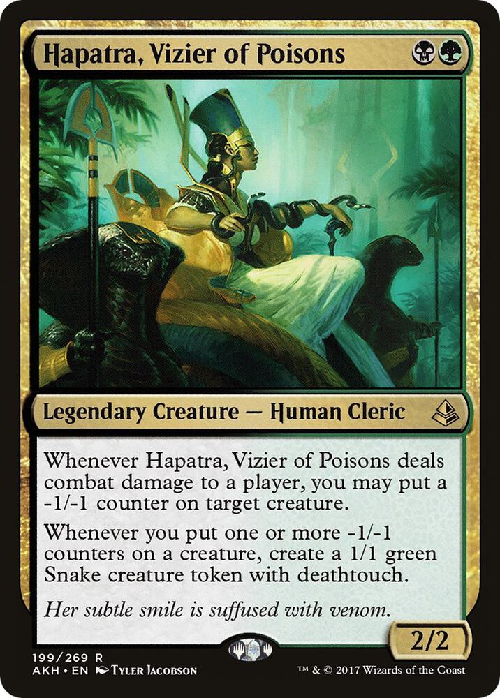 Hapatra, Vizier of Poisons - Amonkhet Hapatra Vizier of (OF)