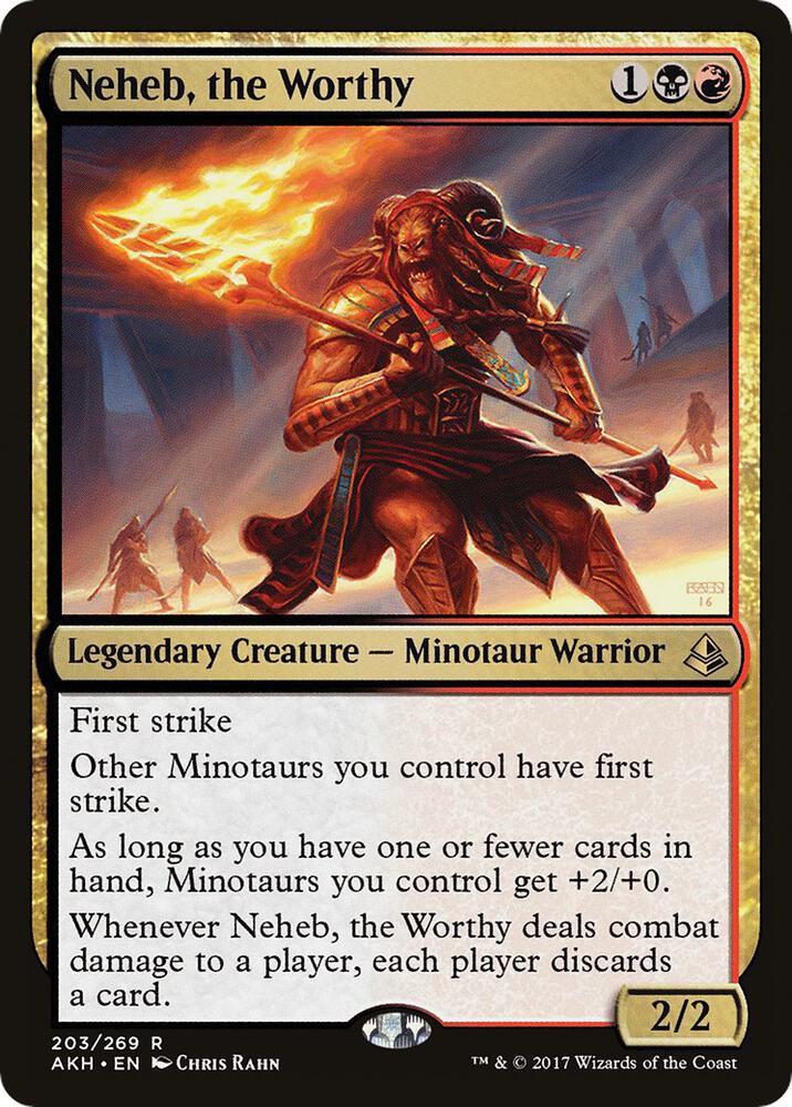 Neheb, the Worthy 203 card