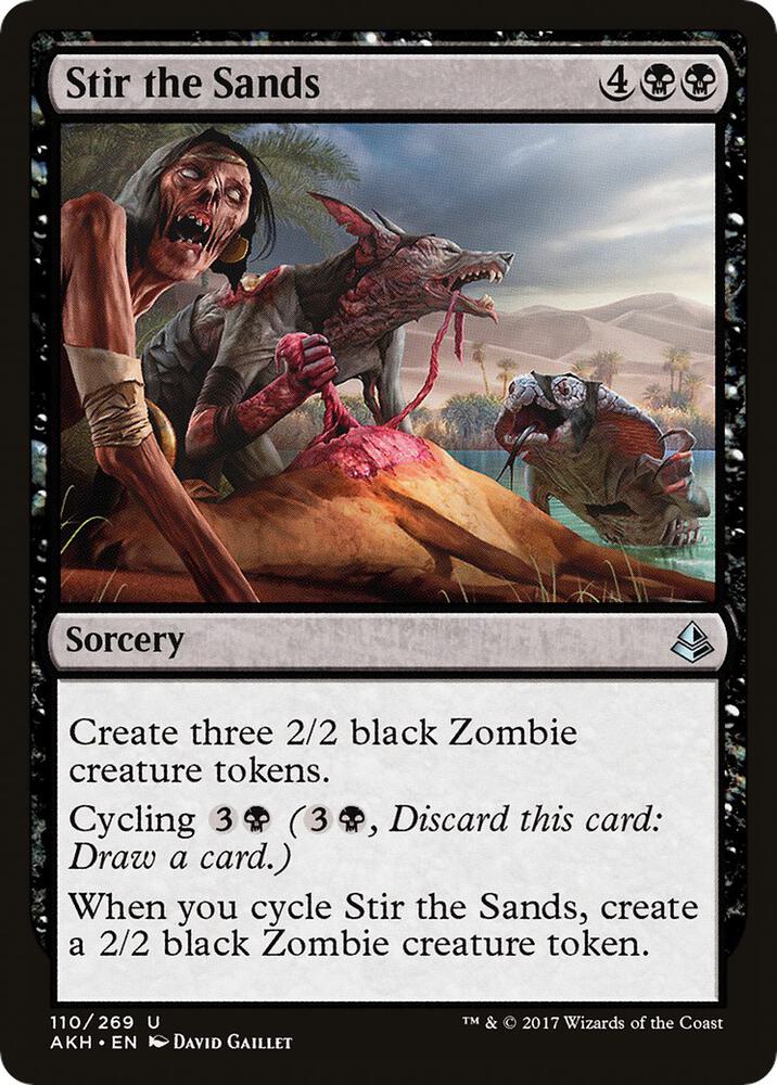 Stir the Sands 110 card
