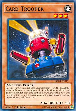 YuGiOh Machine Reactor Structure Deck Common Card Trooper SR03-EN015