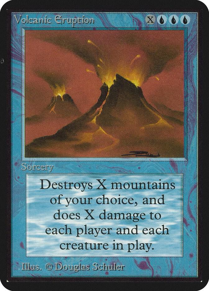 Volcanic Eruption - Alpha Edition - Magic: The Gathering