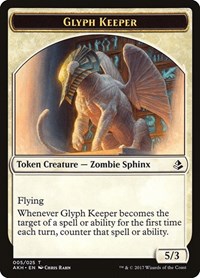 Glyph Keeper Token - Amonkhet - Magic: The Gathering card