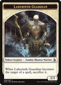 Labyrinth Guardian Token - Amonkhet - Magic: The Gathering card