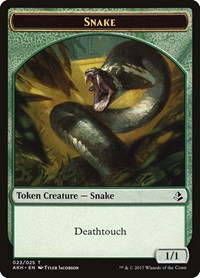 Snake Token - Amonkhet - Magic: The Gathering card