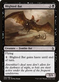 Blighted Bat - Amonkhet - Magic: The Gathering card
