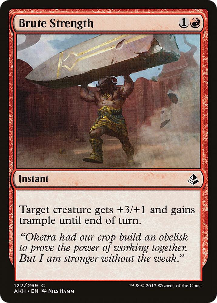 Brute Strength - Amonkhet - Magic: The Gathering - TCGplayer.com
