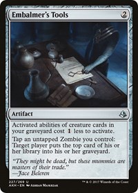 Embalmer's Tools - Amonkhet - Magic: The Gathering card