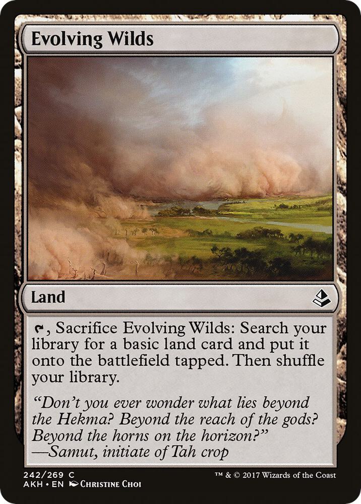 Evolving Wilds - Amonkhet Evolving (AE)