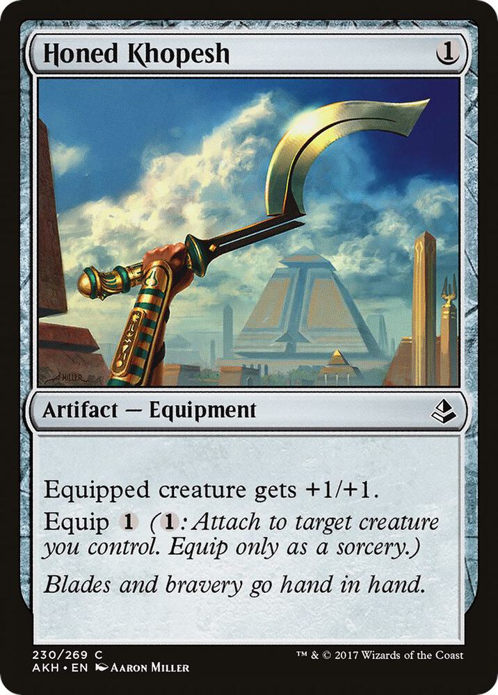 Honed Khopesh - Amonkhet - Magic: The Gathering