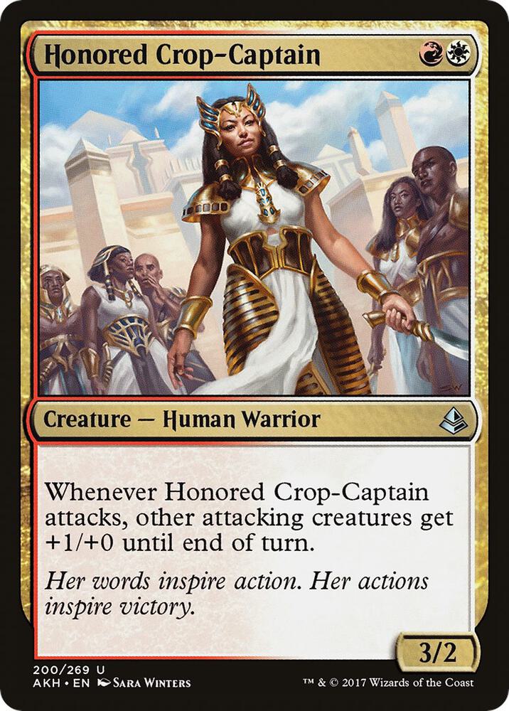 Honored Crop-Captain 200 card