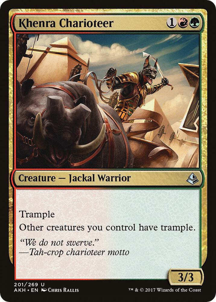 Khenra Charioteer 201 card