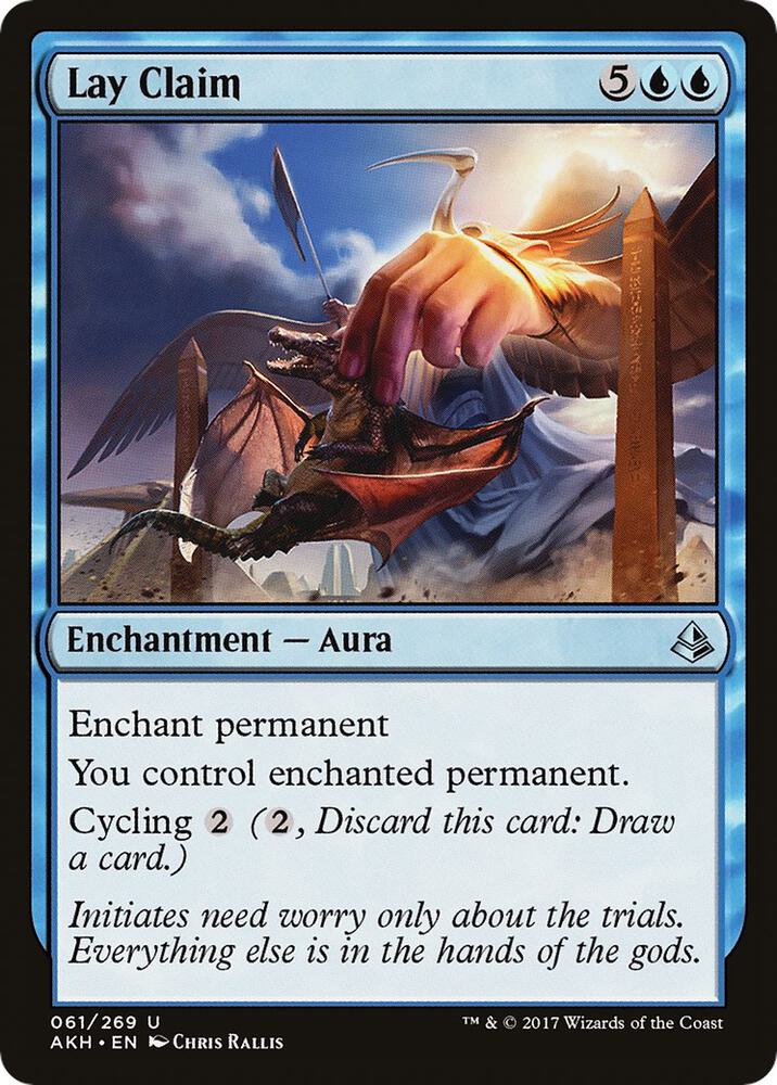 Lay Claim 61 card