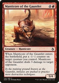 Manticore of the Gauntlet - Amonkhet - Magic: The Gathering card