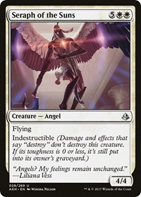 Seraph of the Suns - Amonkhet - Magic: The Gathering card