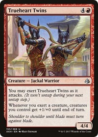 Trueheart Twins - Amonkhet - Magic: The Gathering card