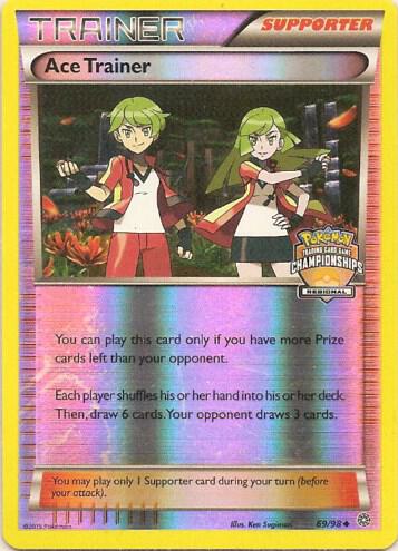 Ace Trainer - 69/98 (Regional Championships) 069/098 from League & Championship Cards